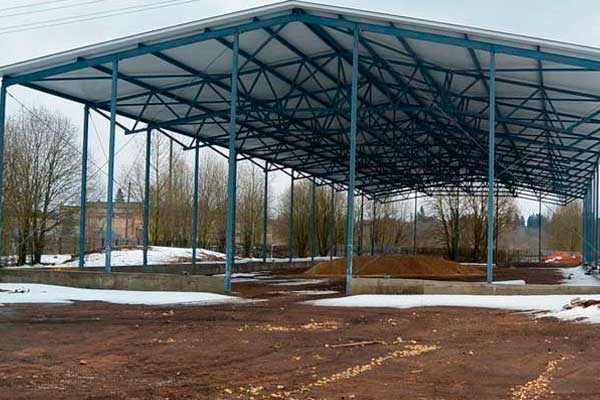 Строительство промышленных навесов