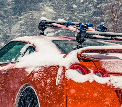 Машины с креплениями для лыж / велосипедов